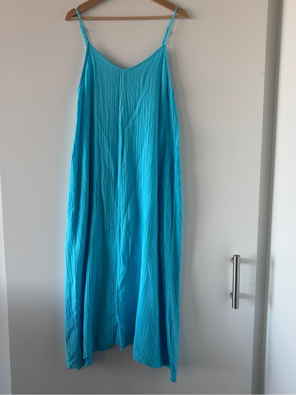 Stark X Cotton Gauze Cami Midi Dress